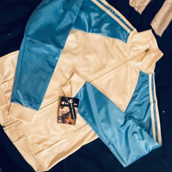 BRAND NWT* Champion stretch 3STRIPE track JACKET - Picture 11 of 14